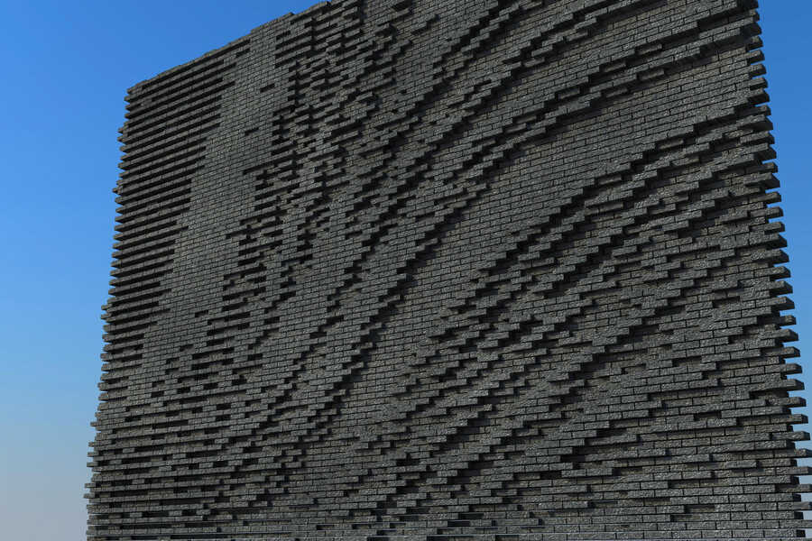 3D render facade