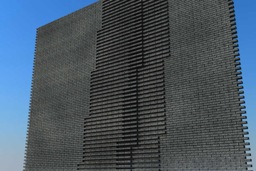 3D render facade
