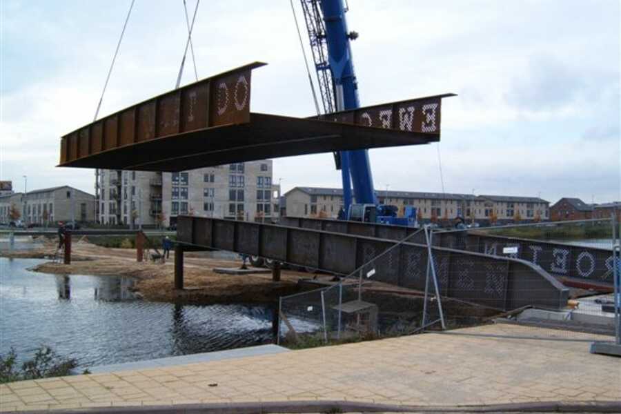 Schuytgraaf Bridges under construction
