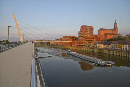 Bicycle bridge, Wetteren 