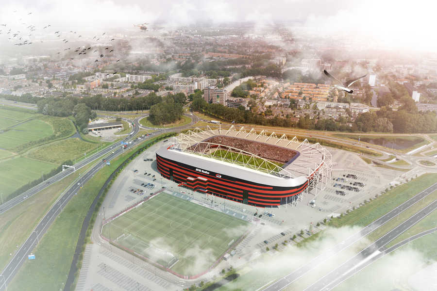 AZ-stadion, Alkmaar - Copyright ZJA