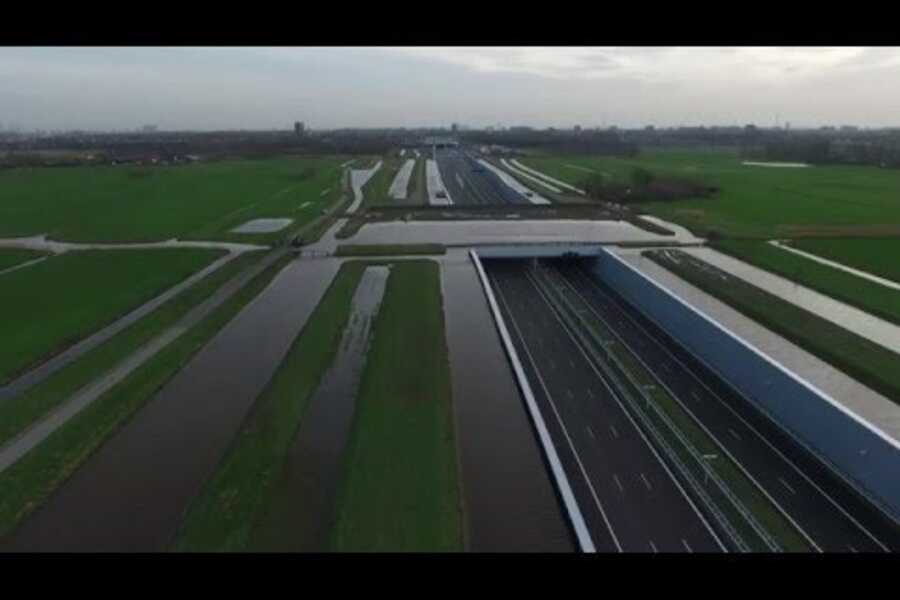 A4 Delft   Schiedam highway Ecoduct